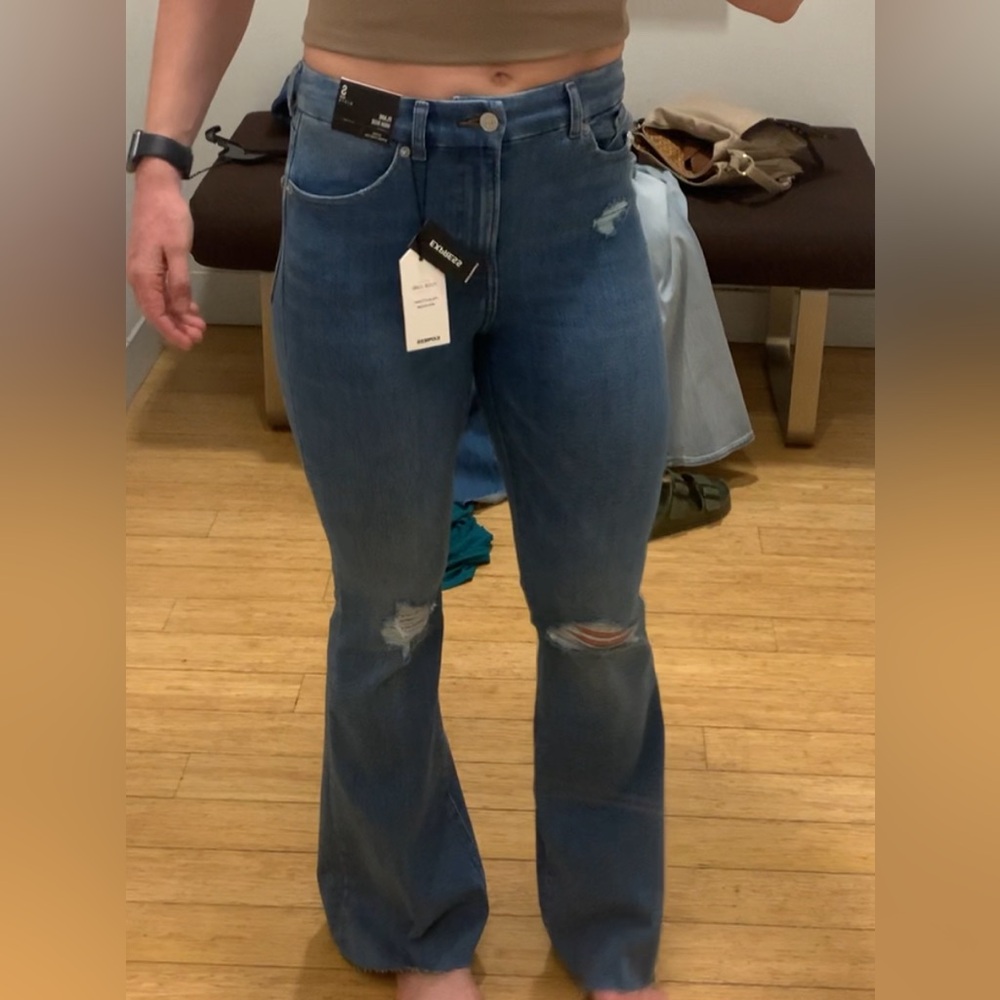 Express Flare Jeans - Size 0/2/4